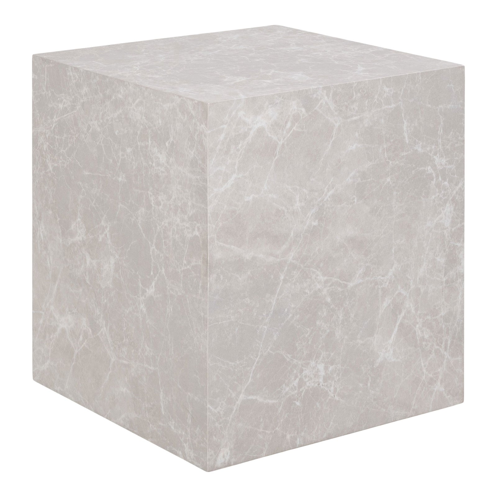 Produktbillede af HOUSE NORDIC  Sidebord marmor look beige 40x40x45 cm i premium kvalitet