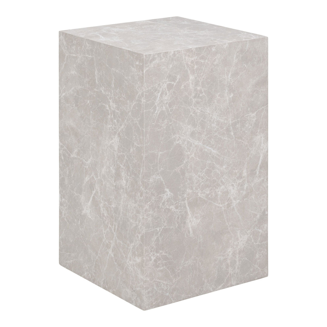 HOUSE NORDIC  Hjørnebord marmor look beige 30x30x50 cm