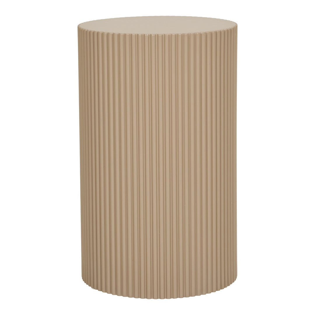 HOUSE NORDIC Farense hjørnebord rund beige/grå MDF Ø30