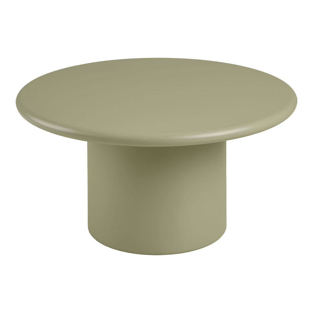 Produktbillede af HOUSE NORDIC  Nagano sofabord rund grøn MDF Ø80 i premium kvalitet