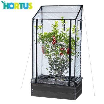 Hortus - Bed-drivhus høj, 87 x 47 x 110/130 cm ❤ Stort online udvalg i Hortus ❤ Billig fragt og hurtig levering 2 - 5 hverdage - Varenummer: BGH-42438319571196 / Ean: &