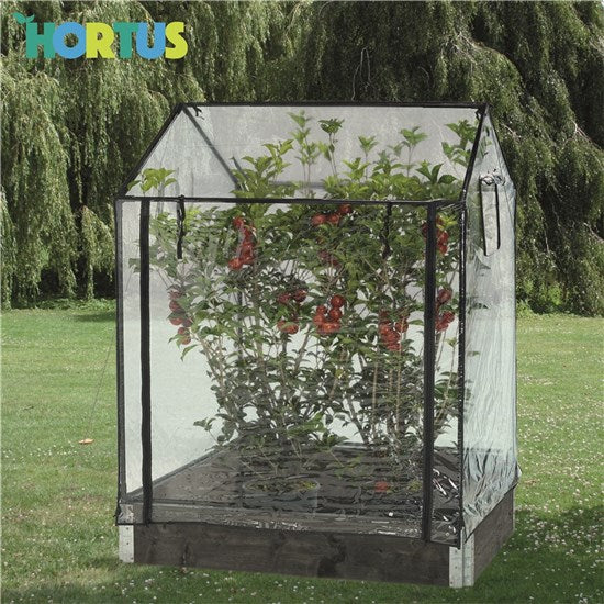 Produktbillede af HORTUS Bed-drivhus høj 115 x 76 x 110/130 cm på tilbud i høj kvalitet