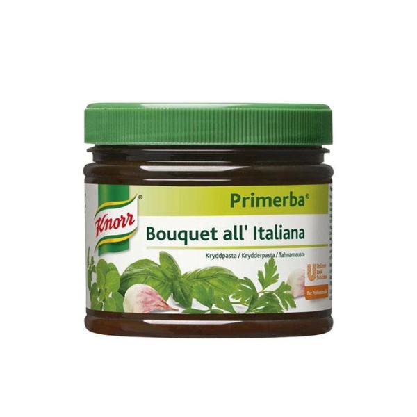 Produktbillede af Krydderpasta Bouquet All italiana Gl 340 G på tilbud – premium kvalitet og detaljer