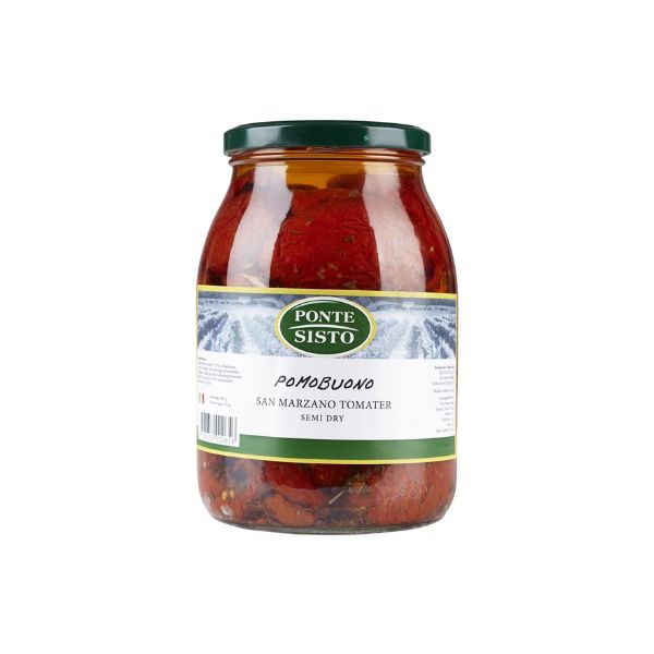 Produktbillede af Tomater San Marzano Soltørrede Gl 980 G på tilbud i premium kvalitet