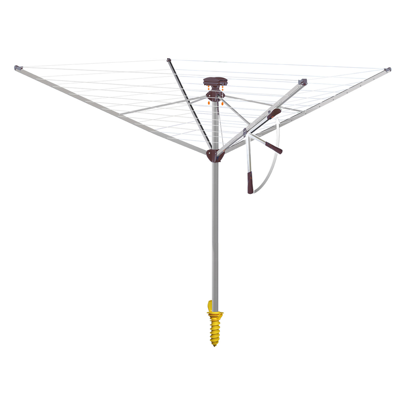 Juwel - Tørrestativ JUWEL paraply Nova Plus 500 "Easy" grå ❤ Kæmpe udvalg i Juwel ❤ Billig fragt og hurtig levering 2 - 5 hverdage - Varenummer: BGH-47759190327626 / Ean: &