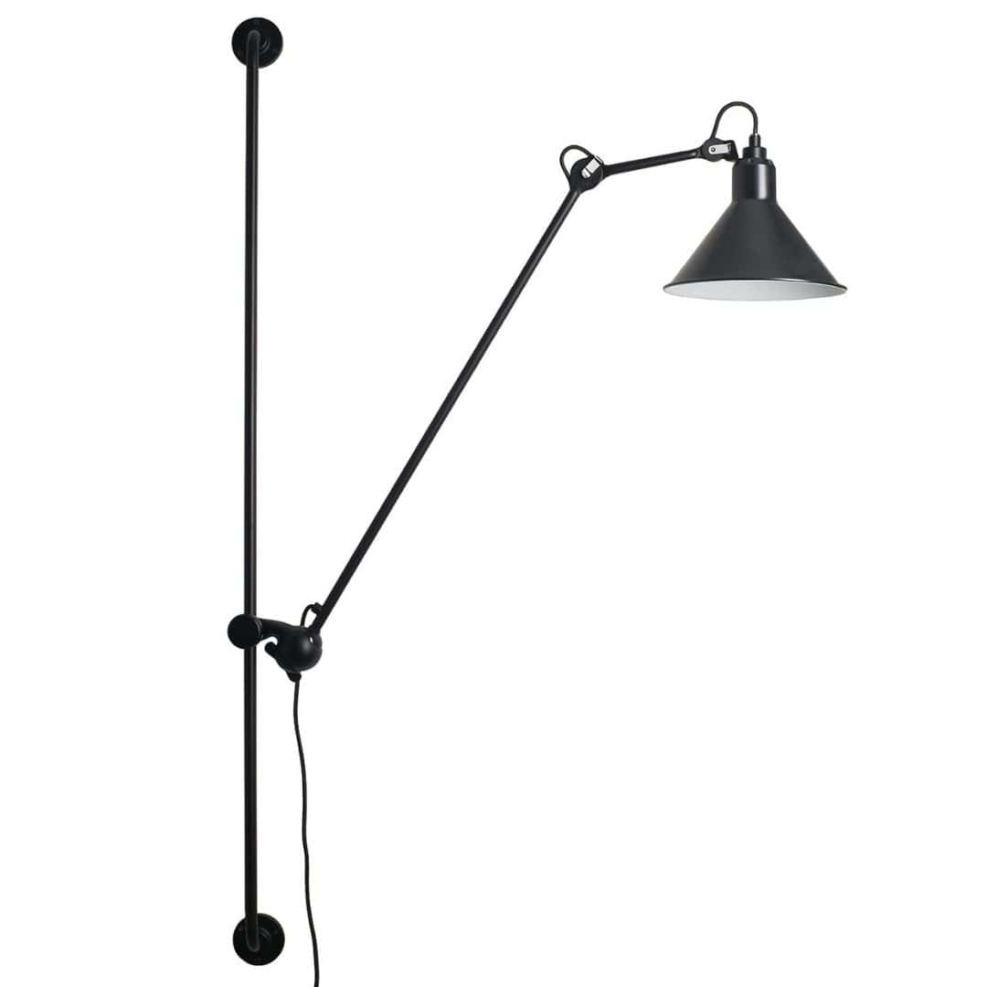 Produktbillede af 214 Væglampe Sort Lampe Gras i premium kvalitet
