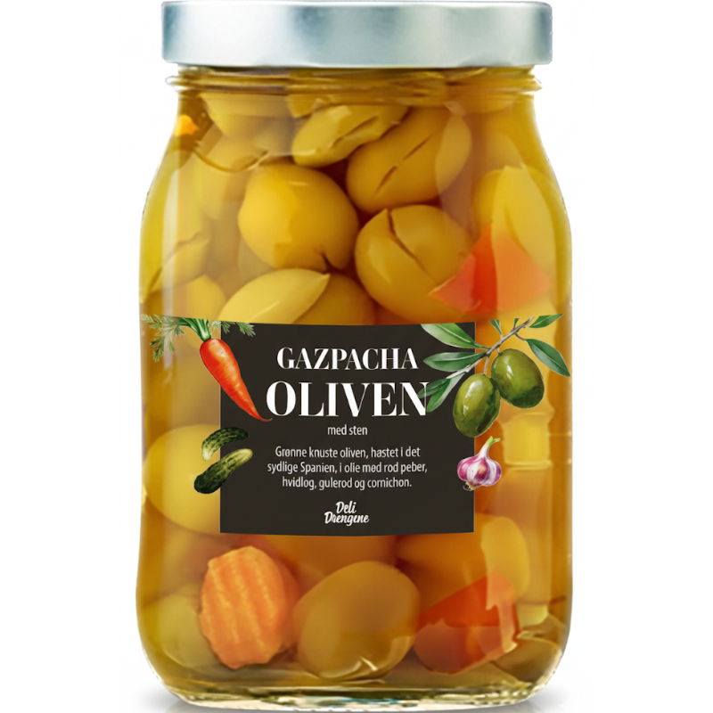 Produktbillede af Manzanilla Oliven Hele 750 Ml på tilbud i premium kvalitet