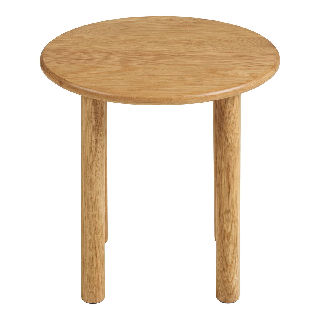 HOUSE NORDIC  Jena sidebord rund natur egetræ Ø40