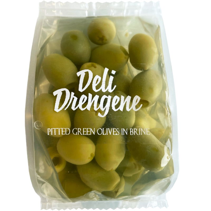 Produktbillede af Mammouth Oliven Hele 200g på tilbud i brug