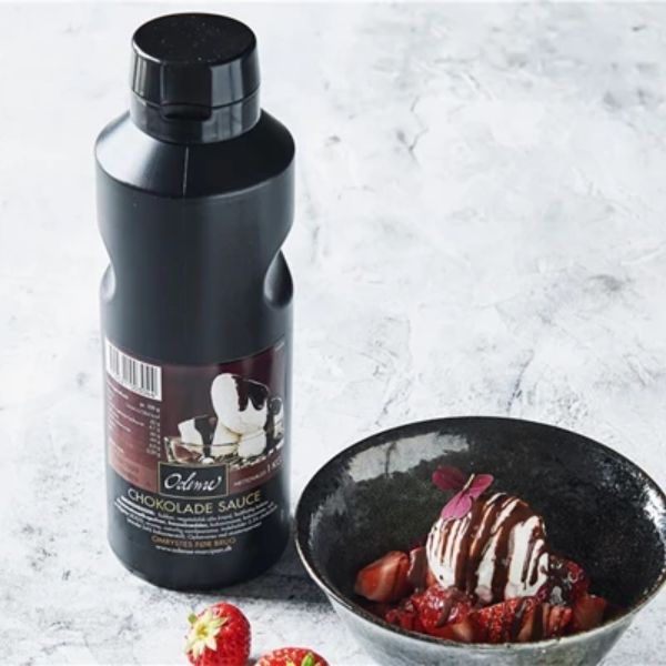 Produktbillede af Dessertsauce Med Mørk Chokolade Odense Marcipan 1kg på tilbud – premium kvalitet og detaljer