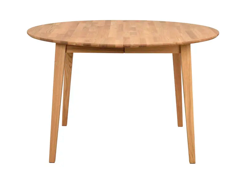 ROWICO Filippa spisebord m. udtræk rund natur eg 120/165