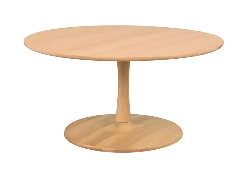 ROWICO Hobart sofabord rund natur eg Ø90