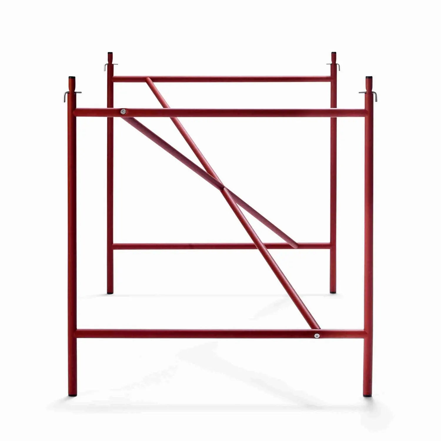 Produktbillede af EIERMANN1 DESK BLACK TABLETOP/RUST RED FRAME PLEASE WAIT TO BE SEATED 160 i premium kvalitet