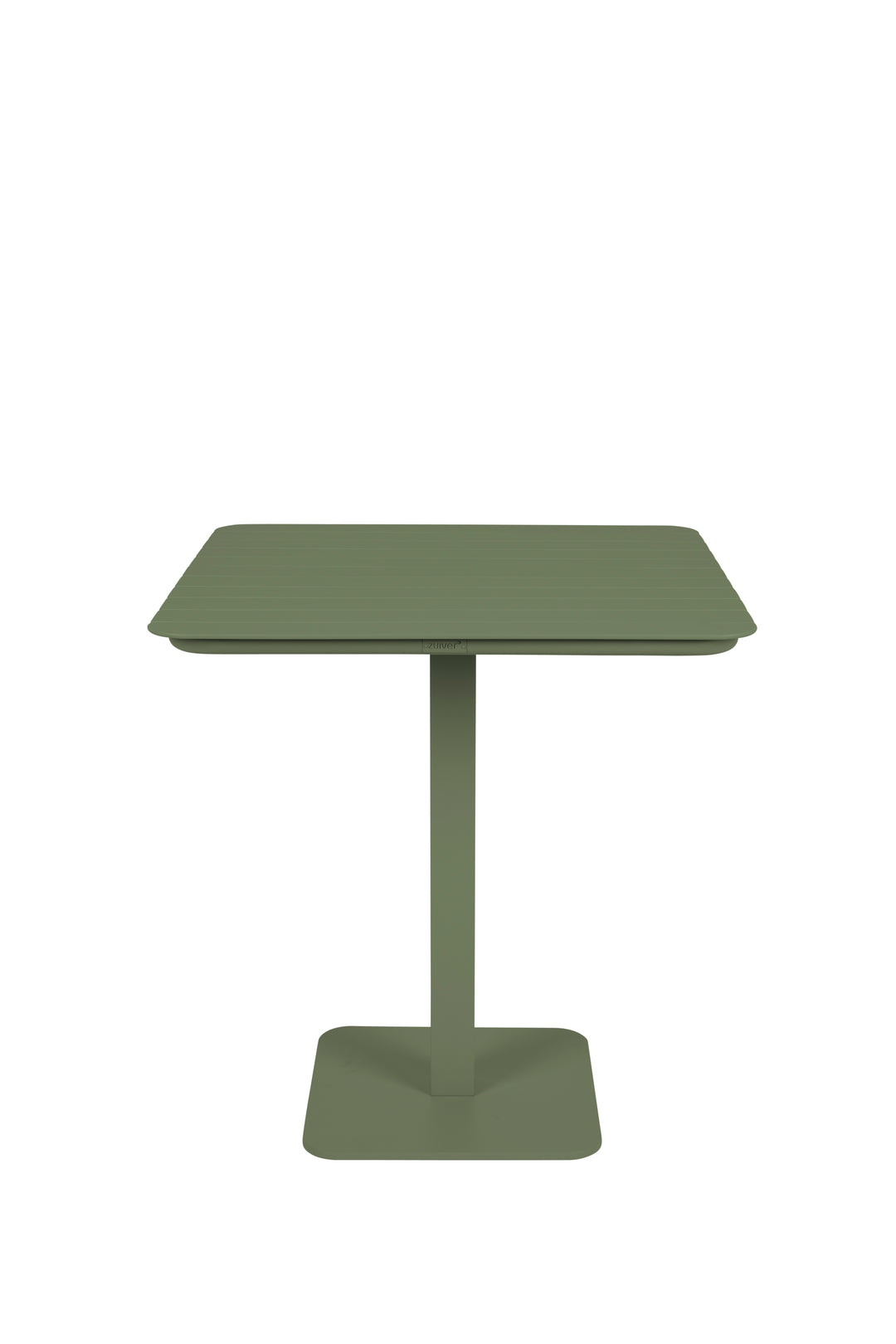 ZUIVER Vondel Bistro havebord kvadratisk grøn aluminium 71x71