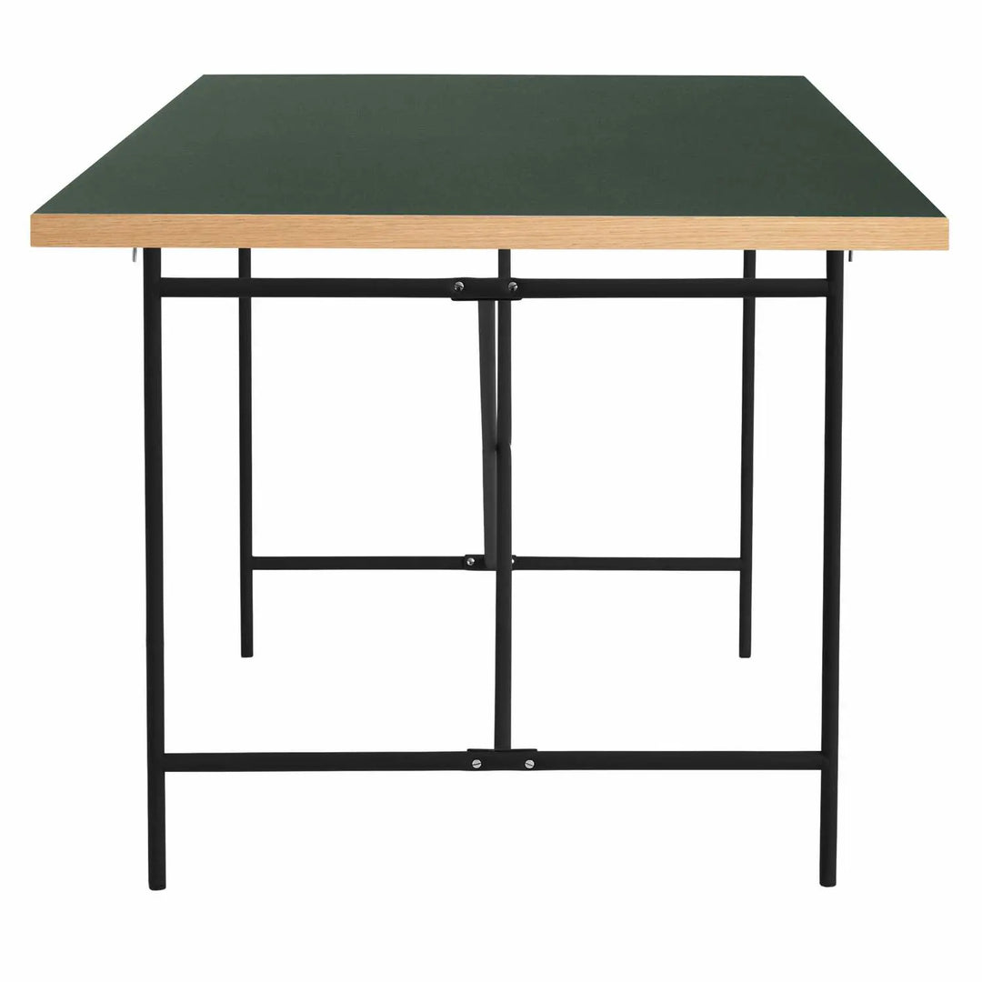 Produktbillede af PLEASE WAIT TO BE SEATED EIERMANN2 CEDERGRØN BORDPLADE/SORT STEL 180 i premium kvalitet