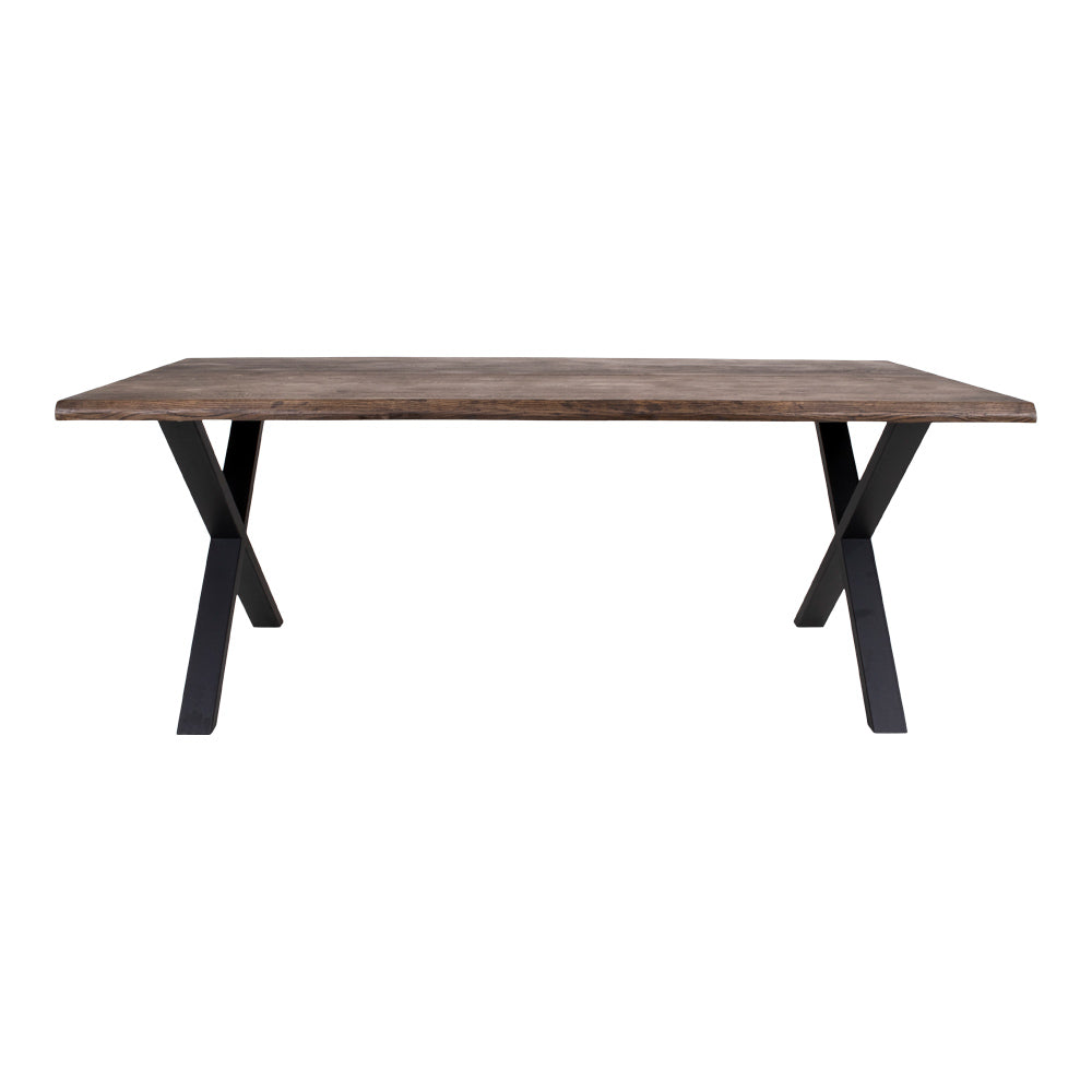 Produktbillede af HOUSE NORDIC TOULON SPISEBORD SMOKED OLIERET M/BØLGET KANT -200 i premium kvalitet