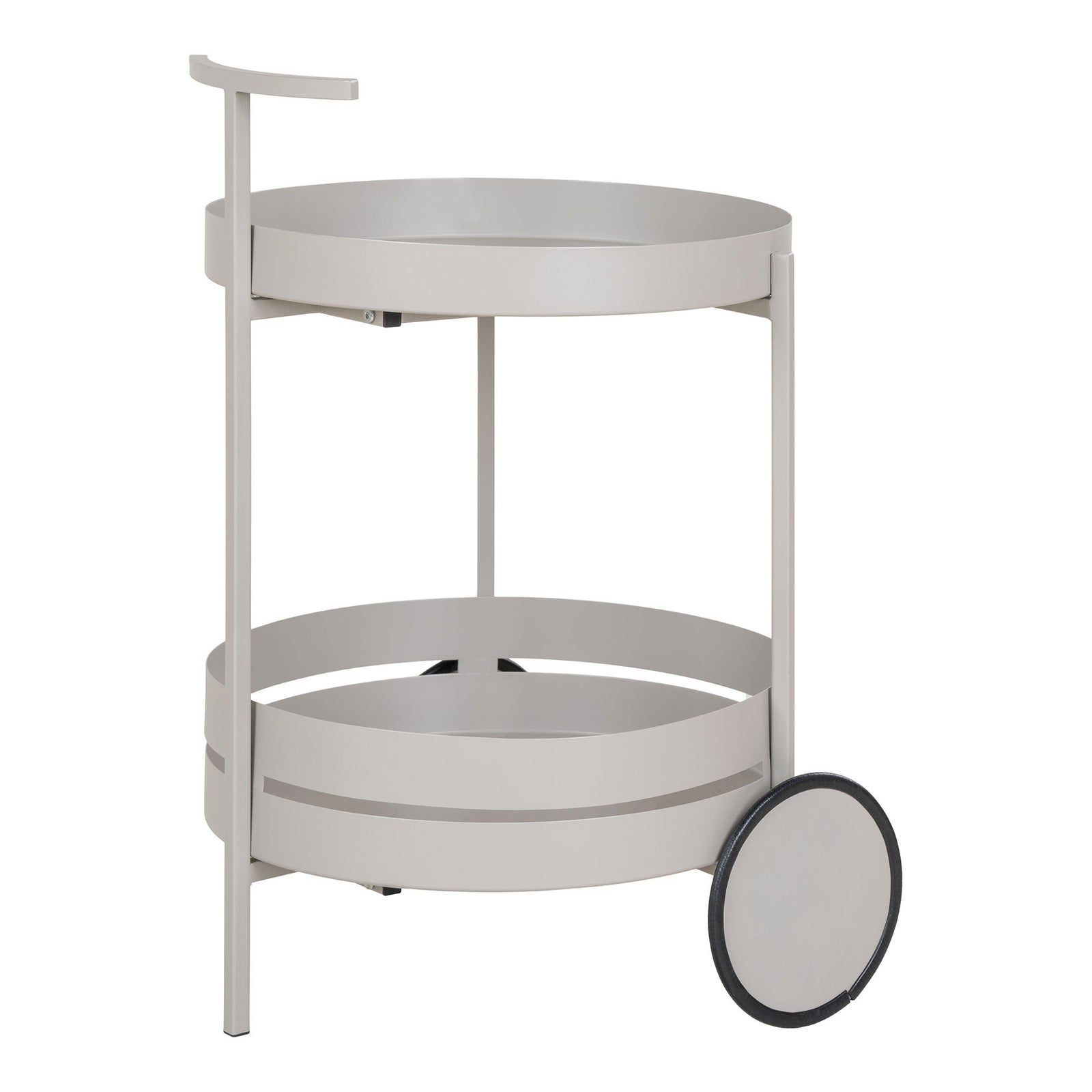 Produktbillede af HOUSE NORDIC  Barvogn stål cool grey 2 hylder 40x49,5x61 cm i premium kvalitet