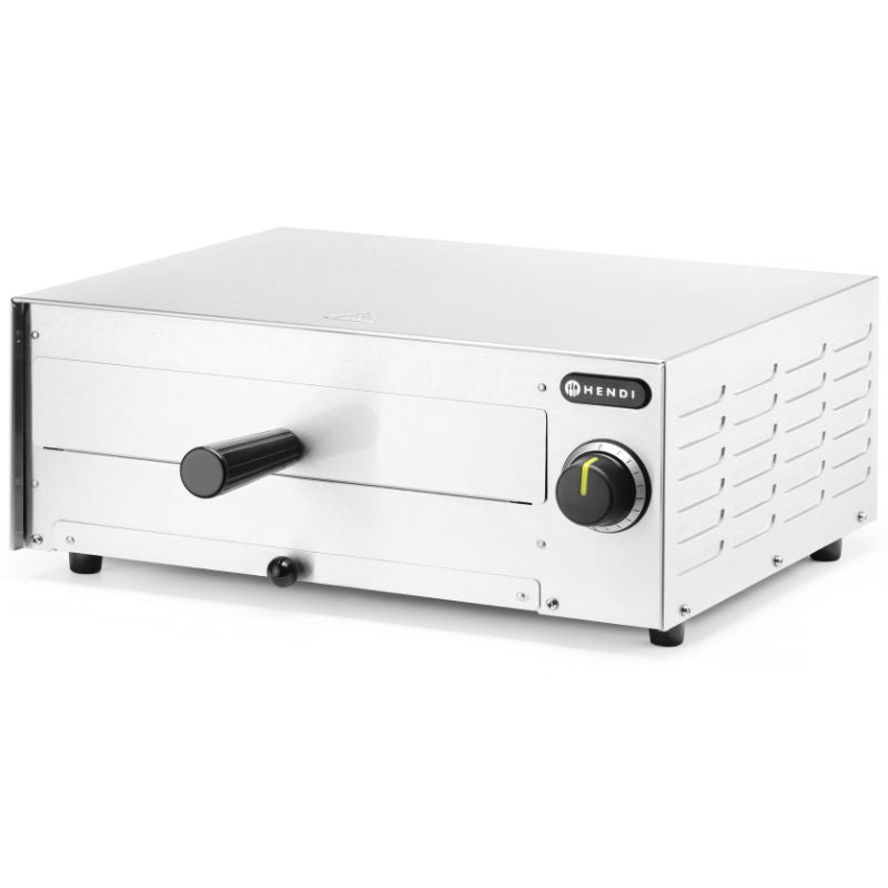Produktbillede af Pizzaovn Rustfrit Stål 480x420x195 Mm 230v 1450w på tilbud – premium kvalitet og detaljer
