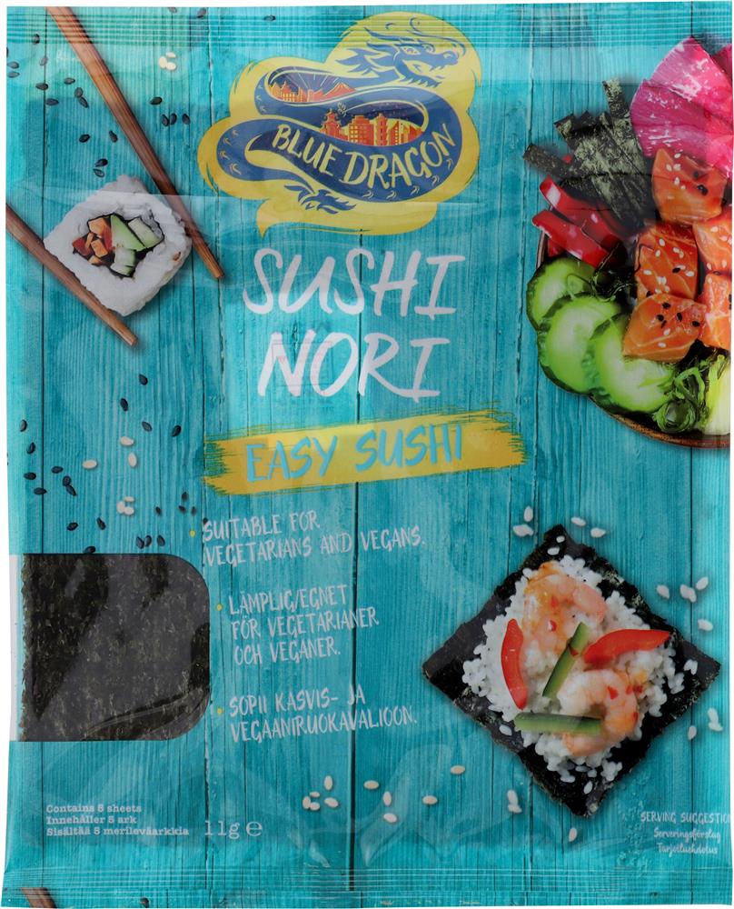 Produktbillede af Tang Sushi Nori 5 Stykker på tilbud i premium kvalitet