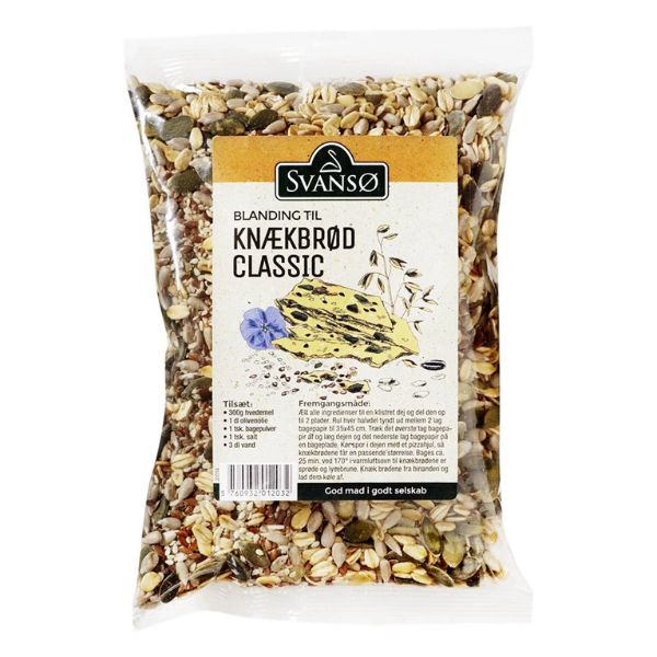 Produktbillede af Knækbrødsblanding Classic Svansø 310g på tilbud i premium kvalitet