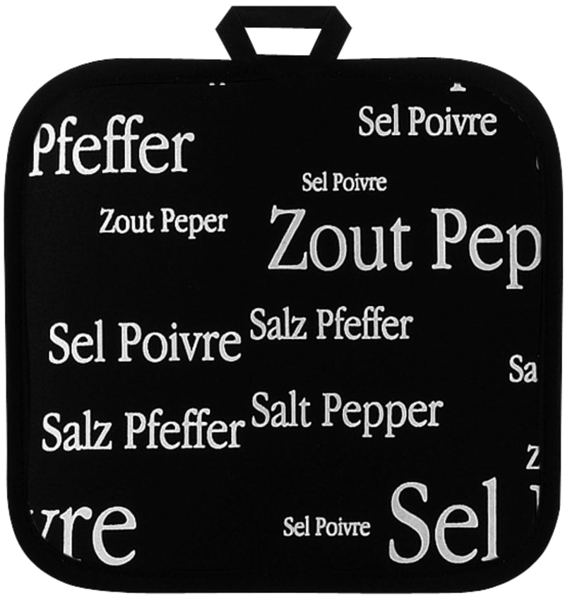 Produktbillede af Grydelap SEL & POIVRE NOIR 20 X 20 cm på tilbud i høj kvalitet