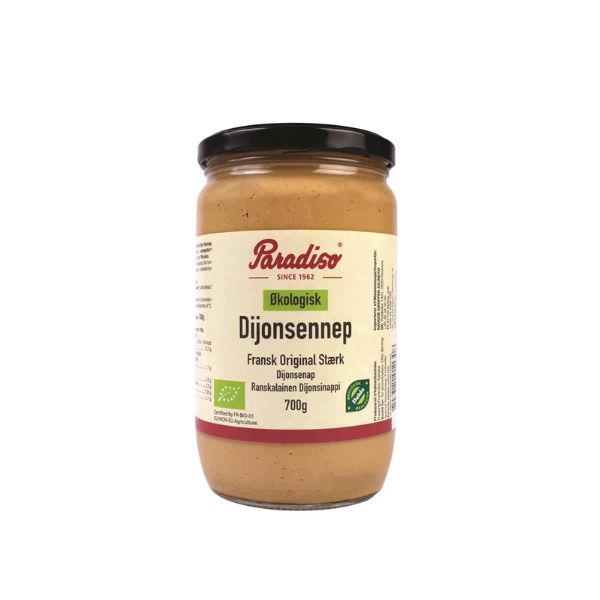 Produktbillede af Dijonsennep Øko Gl 700 G på tilbud i brug
