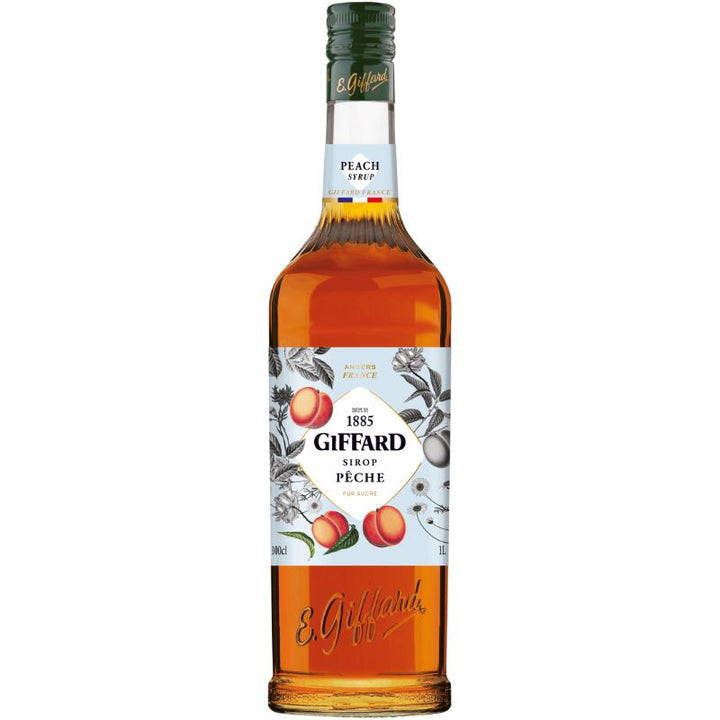 Produktbillede af Giffard Syrup Peach / Fersken 1 Ltr på tilbud – premium kvalitet og detaljer