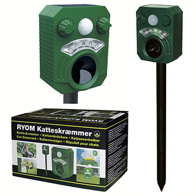 Produktbillede af Solcelleskræmmer mod katte sensor og blitz på tilbud i høj kvalitet