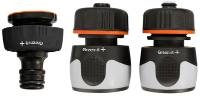 Green>it Plus - Slangekoblingssæt PLUS - 3 dele ❤ Stort online udvalg i Green>it PLUS ❤ Billig fragt og hurtig levering 2 - 5 hverdage ❤ Varenummer: BGH-39973359485079 / Ean: '5708614910108 på lager - Udsalg på have Spar op til 53% - Over 322 kendte brands på udsalg