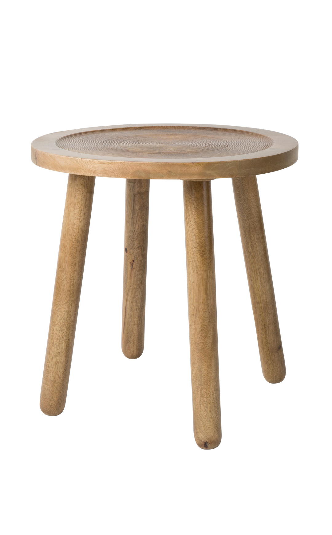 ZUIVER Dendron sidebord S rund brun mangotræ Ø43