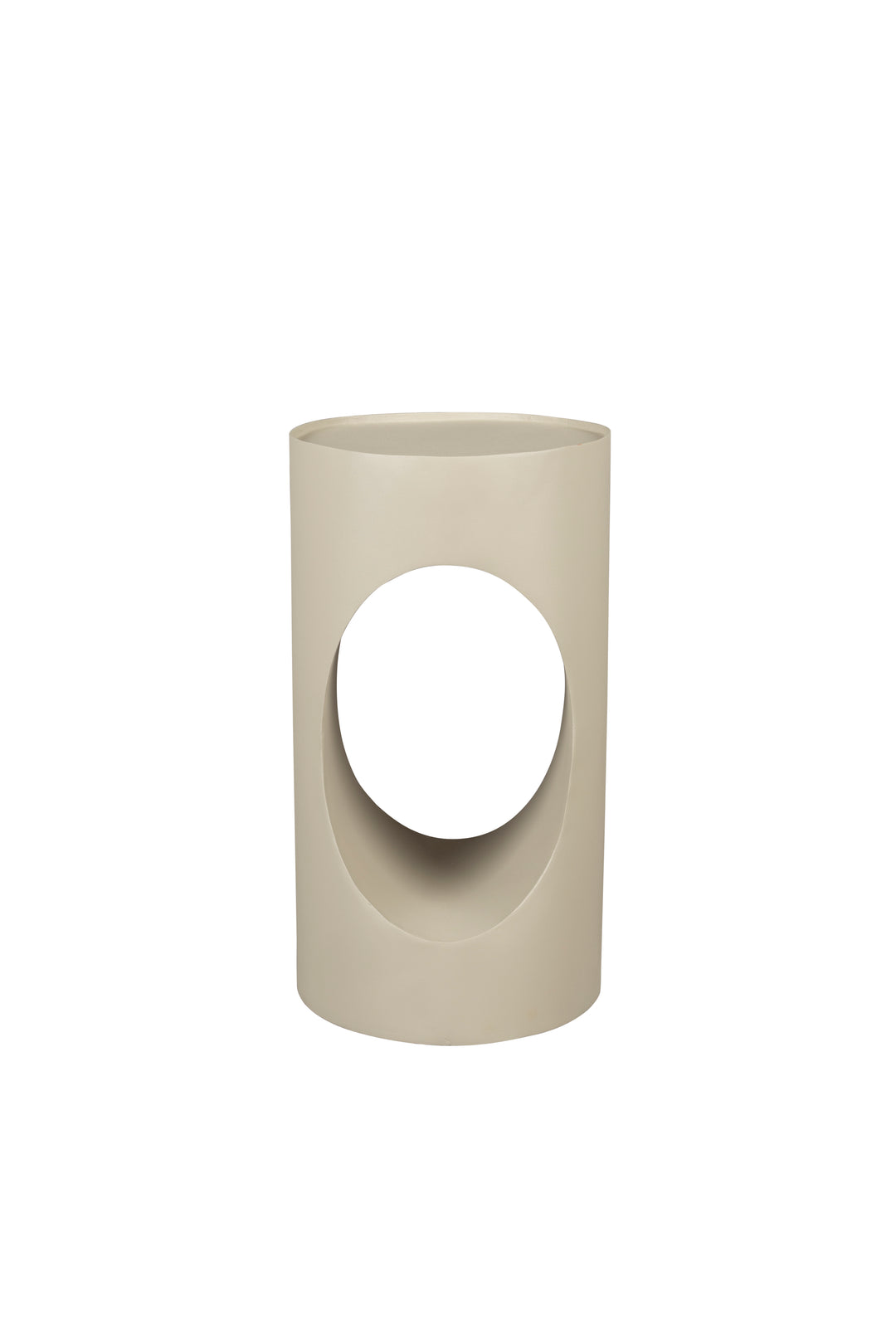 DUTCHBONE Sai sidebord rund sand jern Ø30