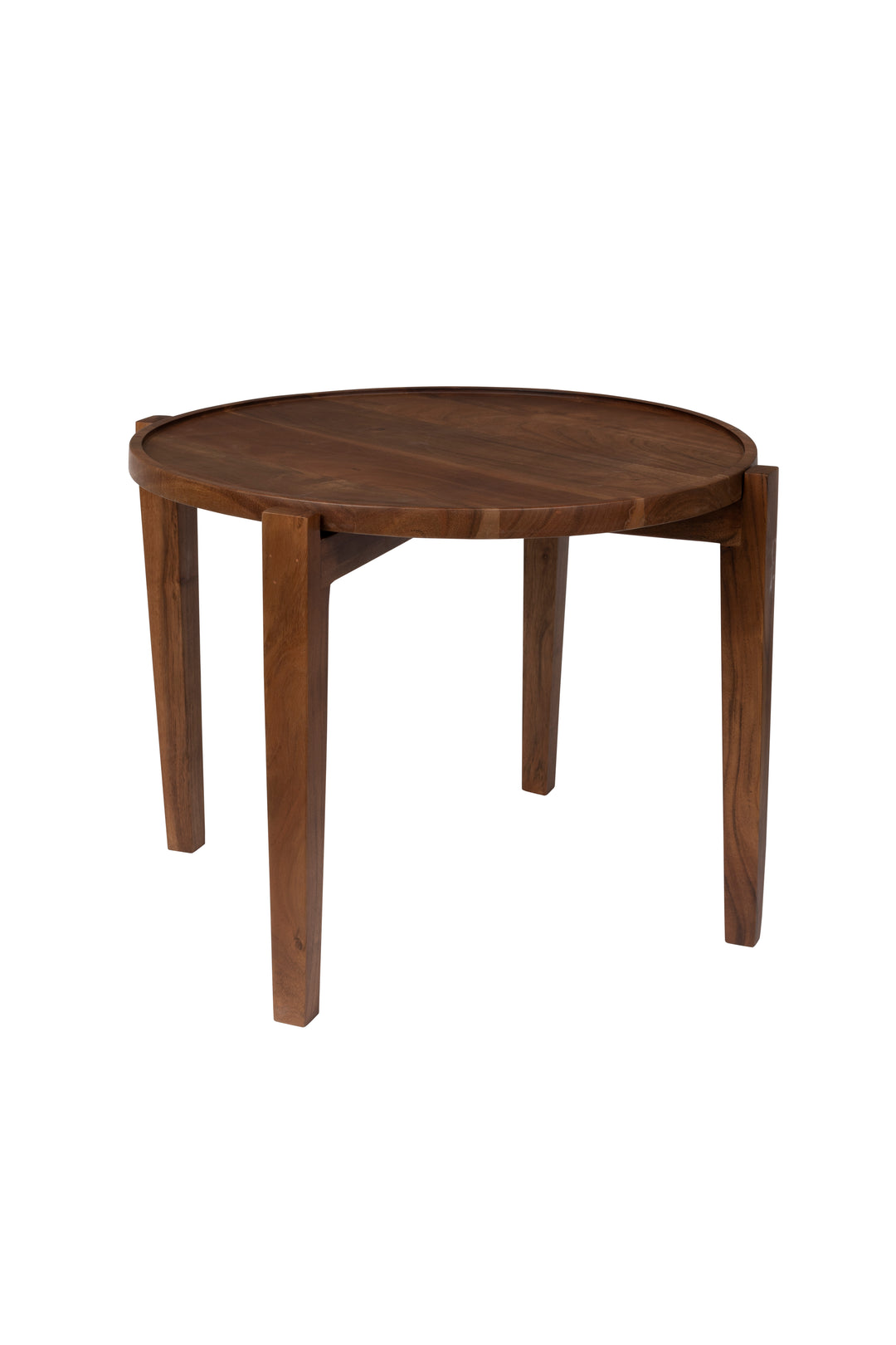 DUTCHBONE Shane bakkebord rund valnøddefarvet træ Ø59