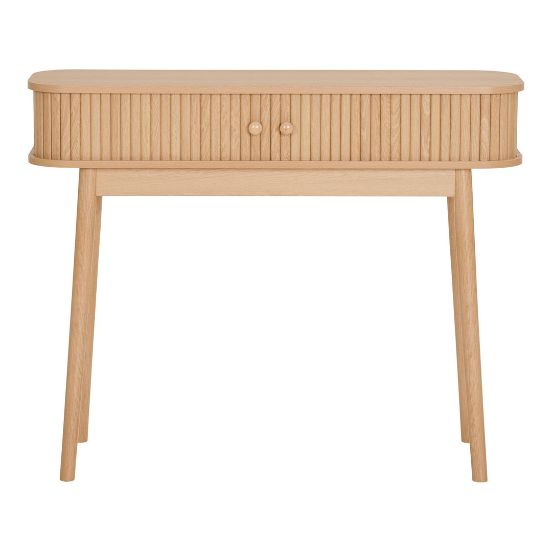 HOUSE NORDIC Nikko konsolbord m. 2 skydelåger natur fyrretræ 100x30