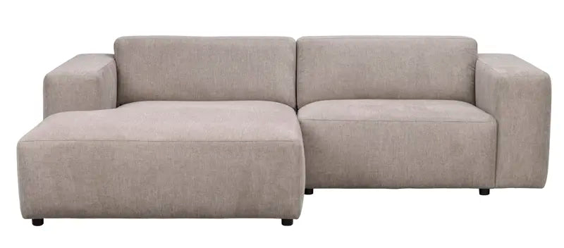 ROWICO Willard 3 pers. modul sofa m. venstre chaiselong beige stof