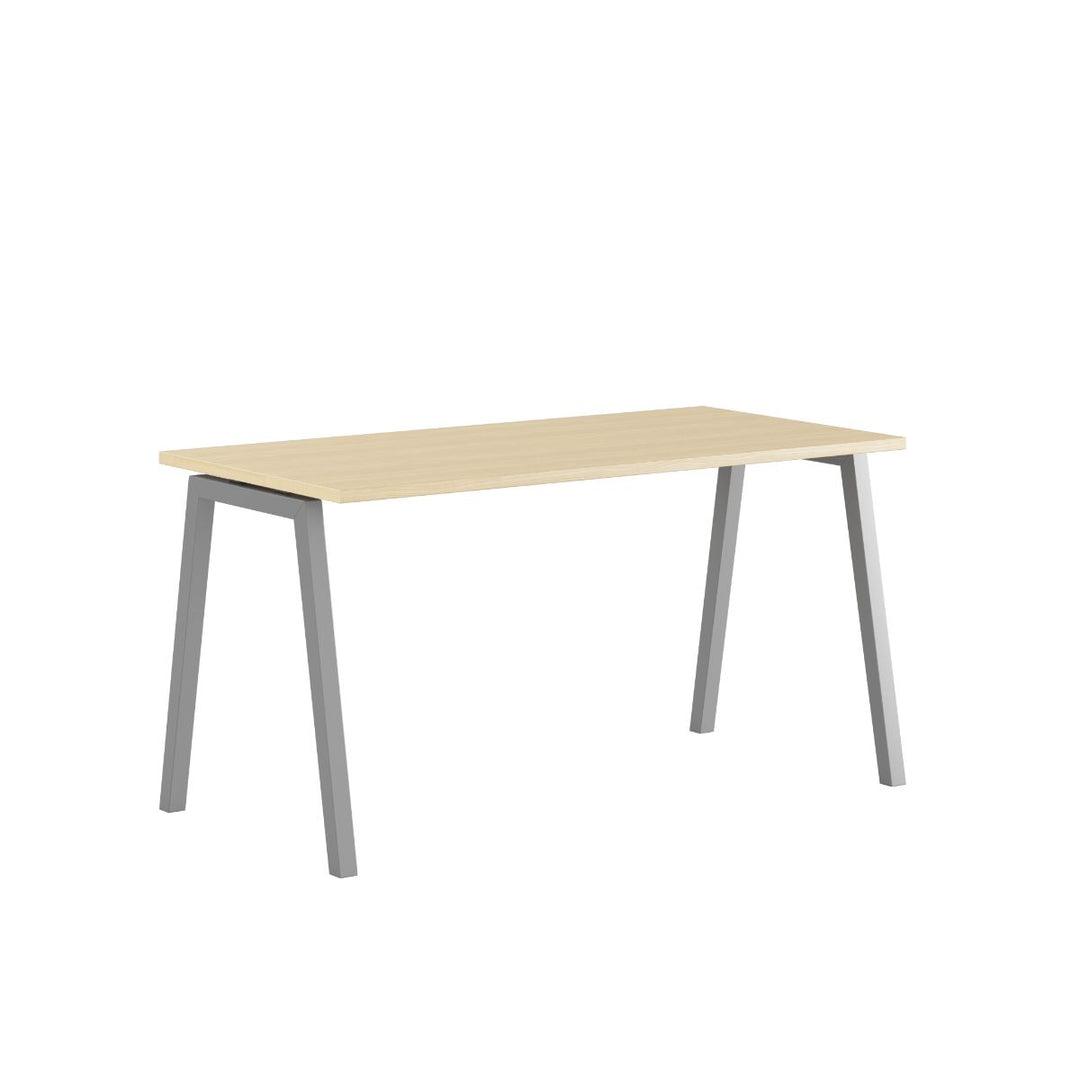 Produktbillede af Luna A Bord 140x70cm Birk-grå på tilbud