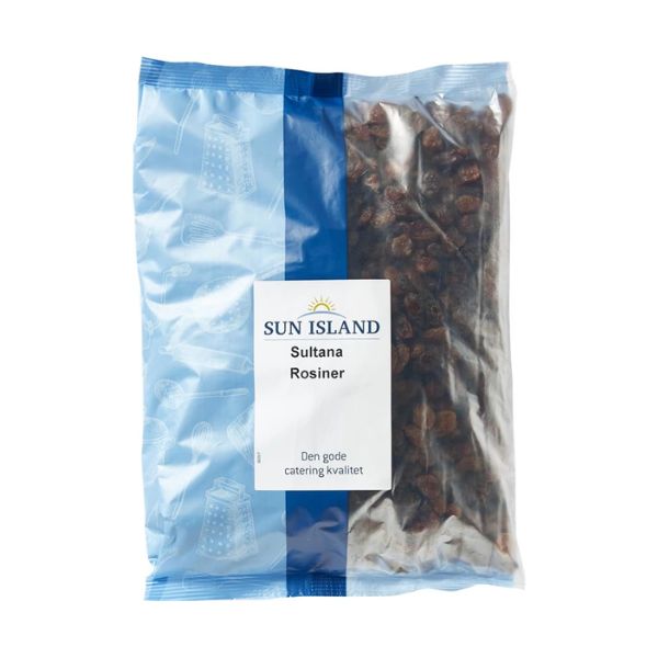 Produktbillede af Rosiner Sultanas Ps 1 Kg på tilbud i premium kvalitet