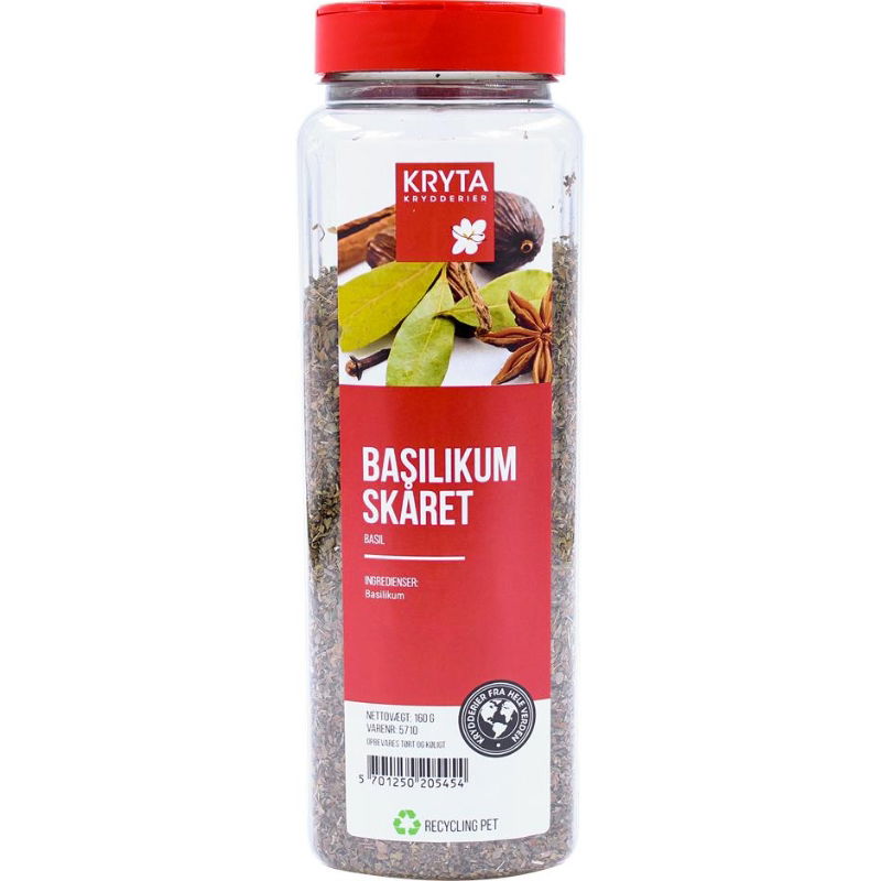 Produktbillede af Skåret Basilikum 160 g på tilbud i premium kvalitet