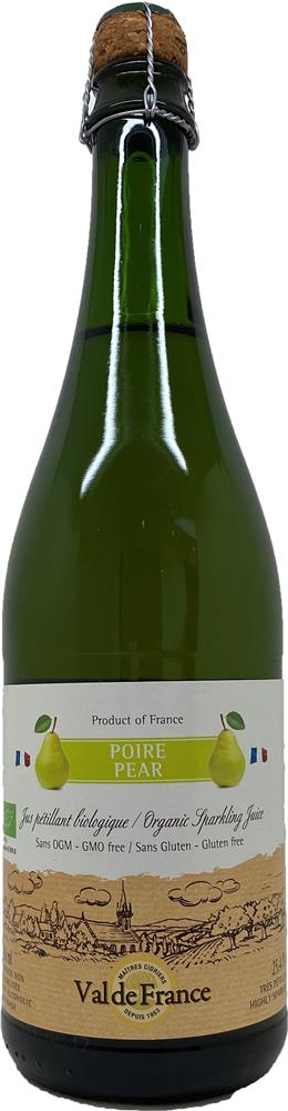 Produktbillede af Alkoholfri Pæresmag Cider Øko Val De France på tilbud i høj kvalitet