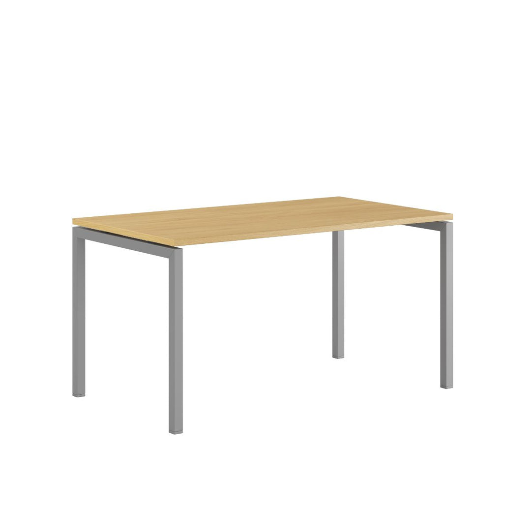 Produktbillede af Luna U Bord 140x80cm Eg-grå på tilbud