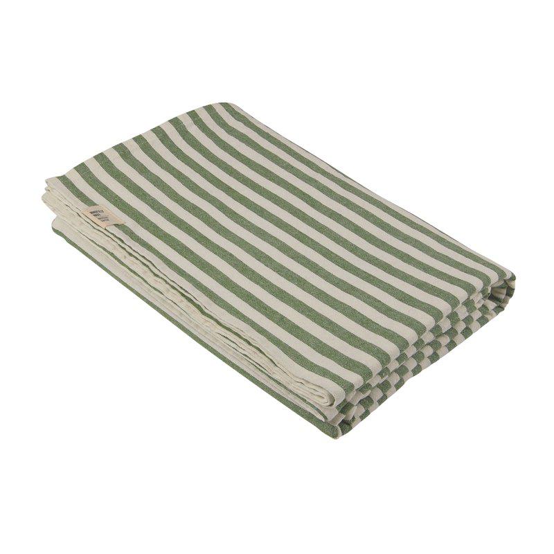 Produktbillede af Fondaco Svea Dug 140x300 cm æblegrøn i premium kvalitet