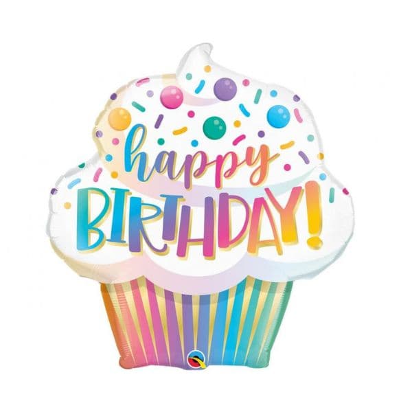 Folieballon 78cm "Happy Birthday Ombre Cupcake" ❤ Kæmpe udvalg i Godan ❤ Billig fragt og hurtig levering 2 - 5 hverdage - Varenummer: BAR-774182 / Ean: på lager - Udsalg på Fest | Sæson Fester | Fødselsdag Spar op til 55% - Over 1150 kendte brands på udsalg