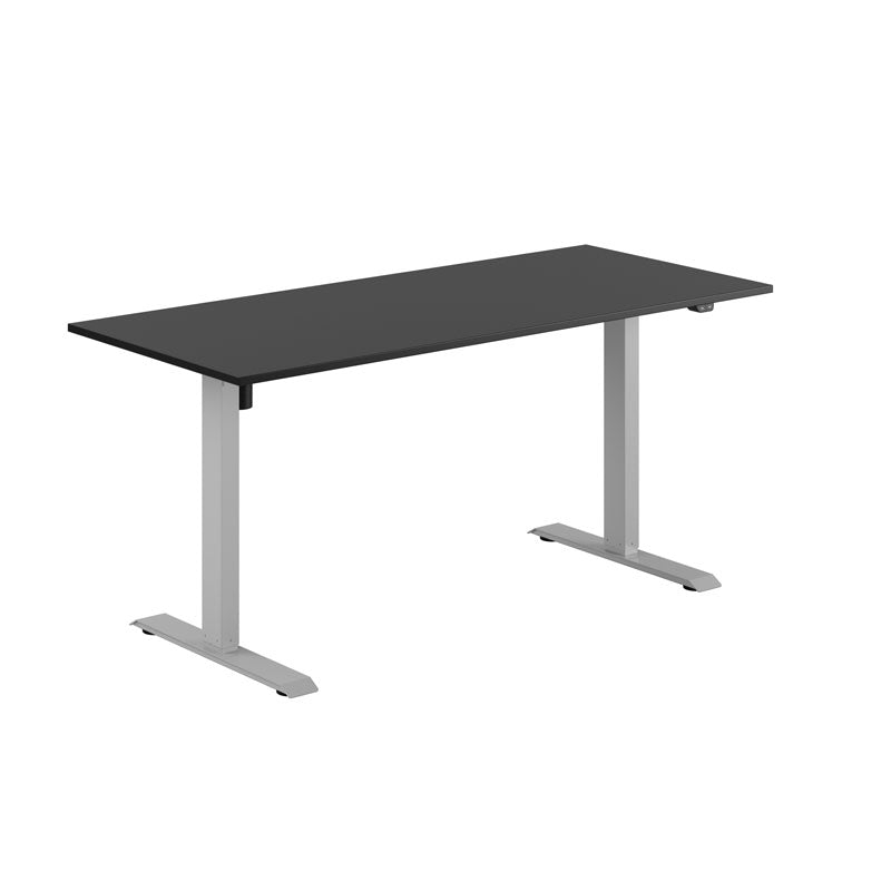 Produktbillede af EASY Hæve/Sænkebord m/1 motor 160x70cm Sort-grå på tilbud