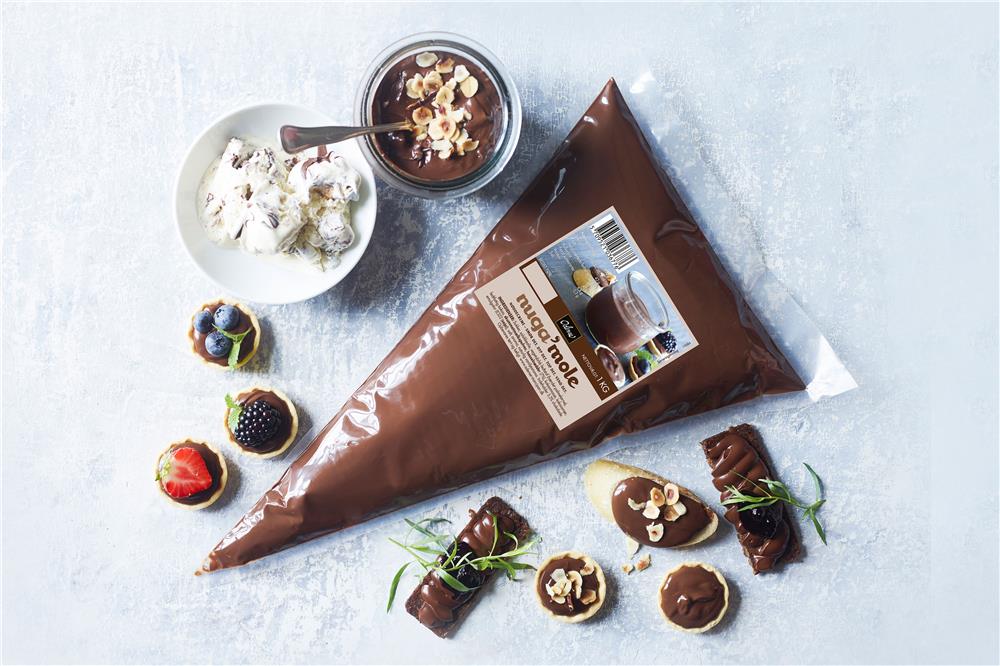 Produktbillede af Nugamole Nødde/chokoladecreme Sprøjtepose Ps 1 Kg på tilbud – premium kvalitet og detaljer