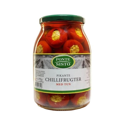 Chilifrugt Pikant M/tun 950 g Gl 950 G ❤ Kæmpe udvalg i PONTE S ❤ Billig fragt og hurtig levering 2 - 5 hverdage - Varenummer: BAR-676001 / Ean: '5711779429408 på lager - Udsalg på Delikatesser Tapas Spar op til 65% - Over 424 kendte brands på udsalg