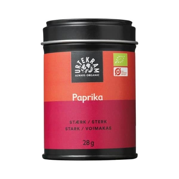 Krydderi Paprika Stærk Øko Ds 28 G ❤ Kæmpe udvalg i URTEKRAM ❤ Billig fragt og hurtig levering 2 - 5 hverdage - Varenummer: BAR-676026 / Ean: '5765228770382 på lager - Udsalg på Delikatesser Kolonial Krydderier Spar op til 58% - Over 454 kendte brands på udsalg