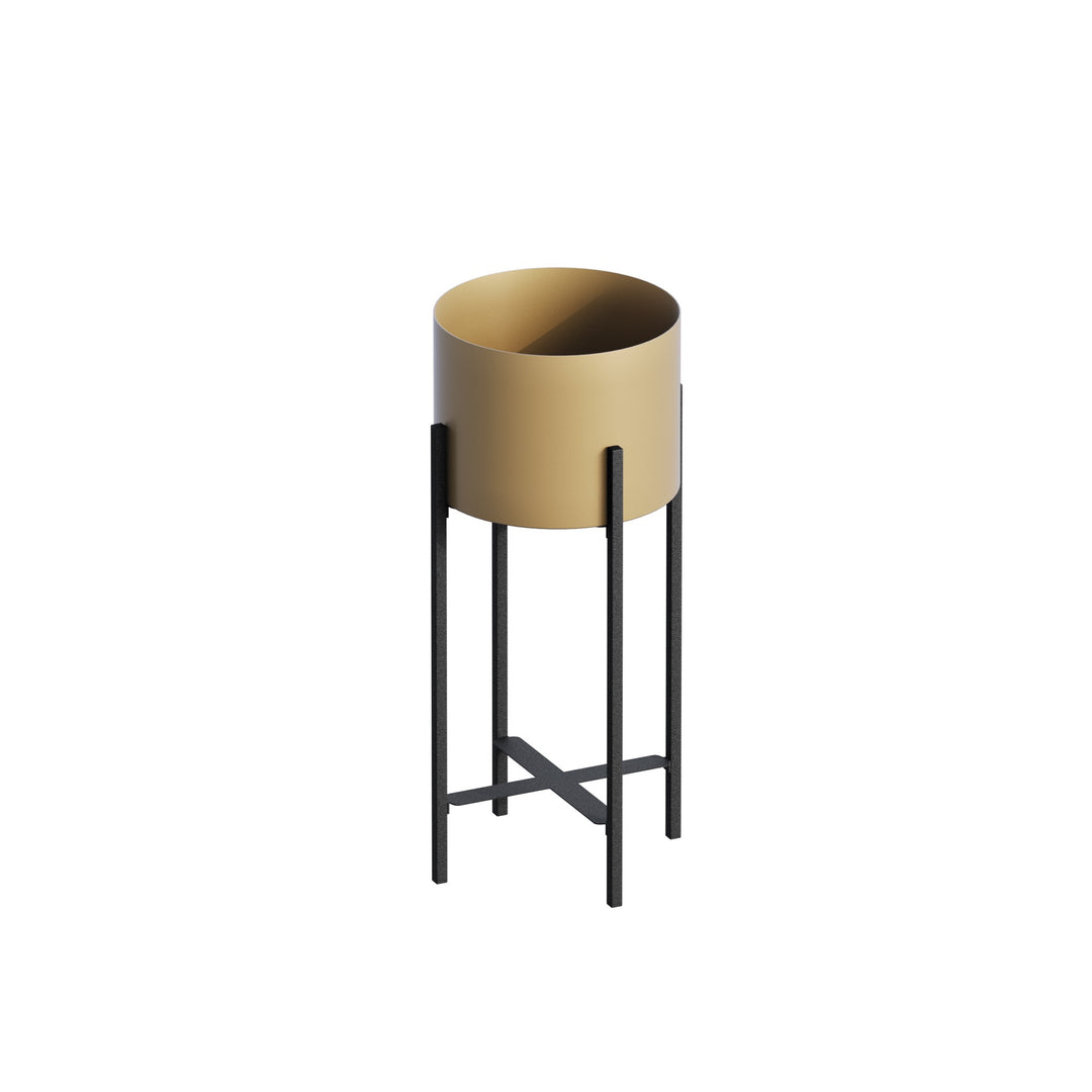 NORDVÄRK GED-026-A blomsterstander guld og sort metal H:48