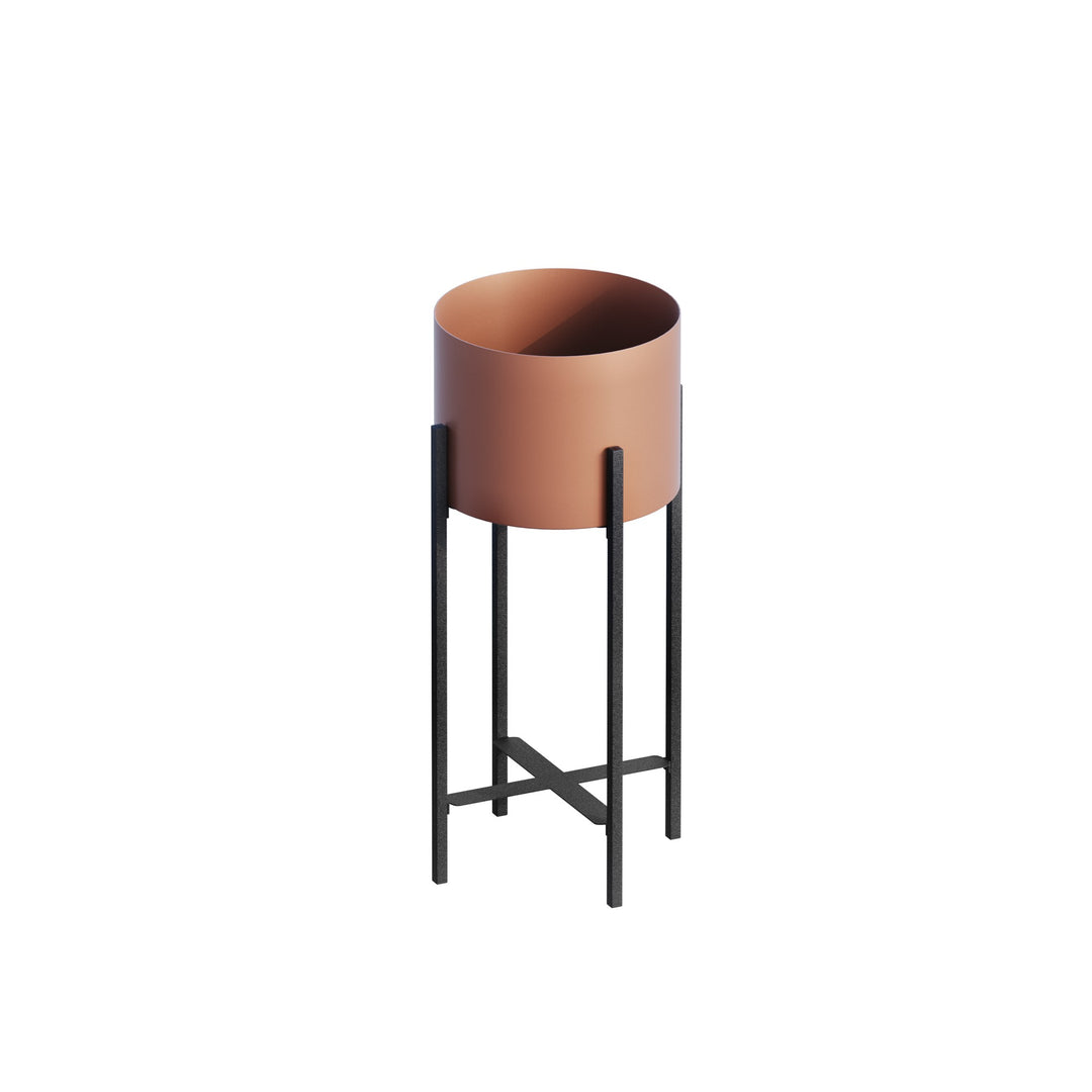 NORDVÄRK GED-026-B blomsterstander kobber og sort metal H:48