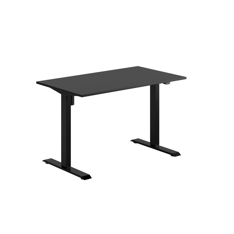 Produktbillede af EASY Hæve/Sænkebord m/1 motor 120x70cm Sort sort på tilbud