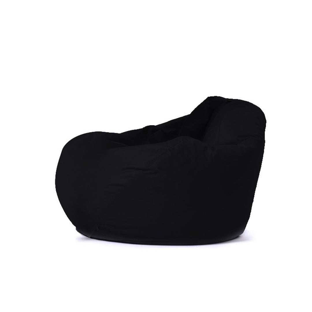 NORDVÄRK Premium XXL udendørs sækkestol sort polyester