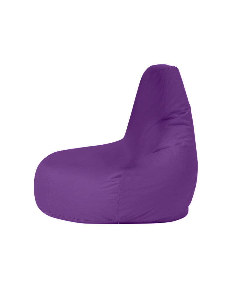NORDVÄRK Drop L udendørs sækkestol lilla polyester